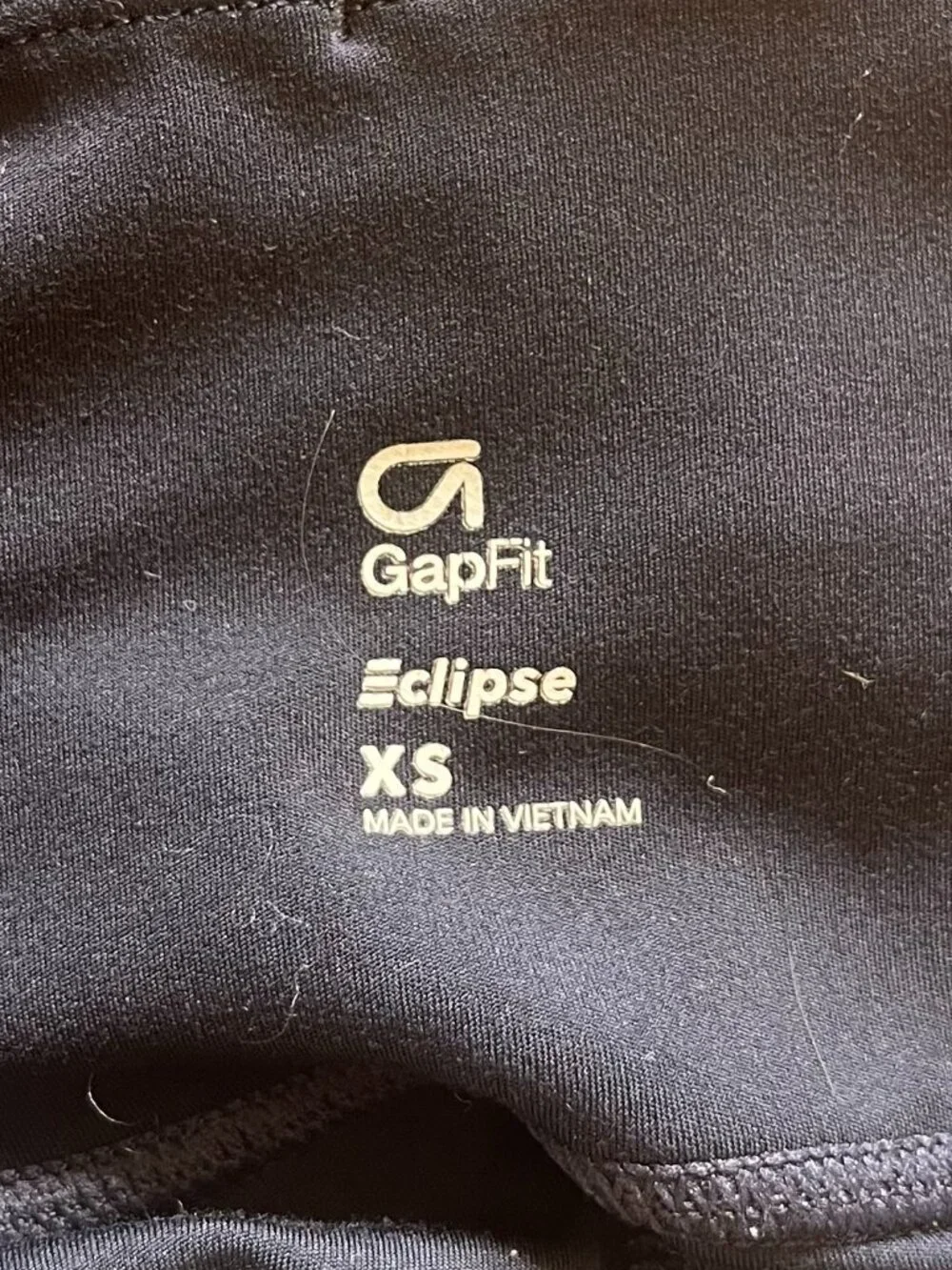 GapFit Eclipse Navy Colorblock Leggings High Rise Full Length Sz XS